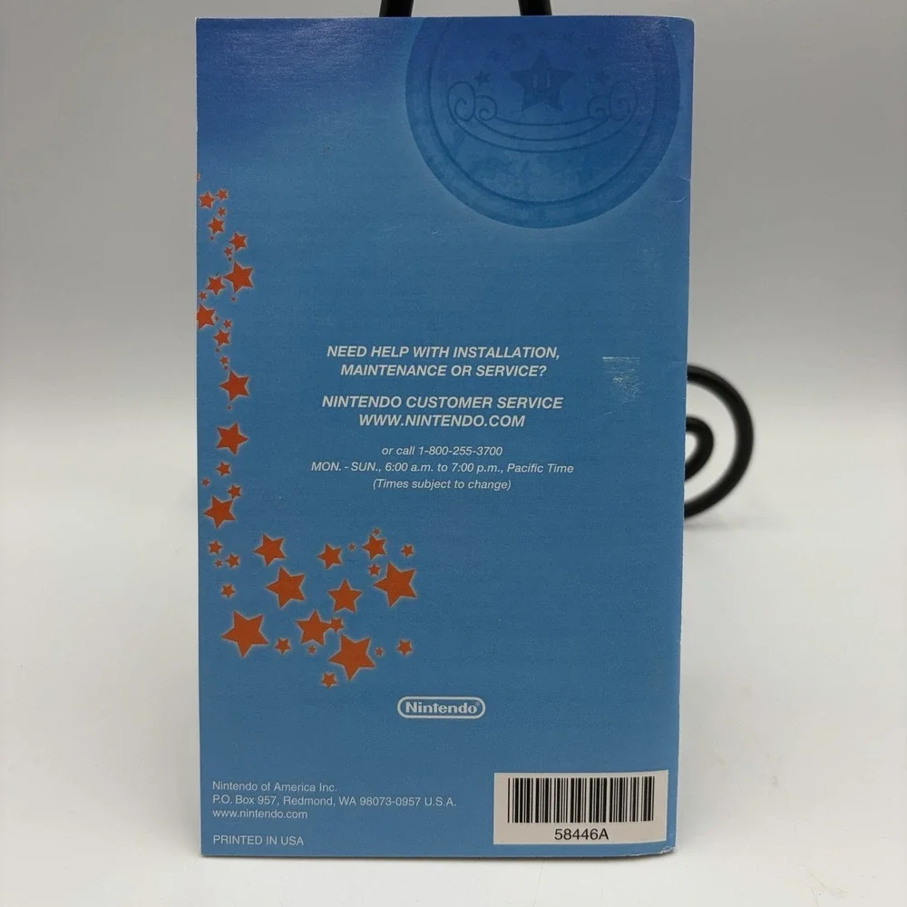 Mario Party 7 Nintendo Gamecube Instruction Manual‎ Booklet ONLY